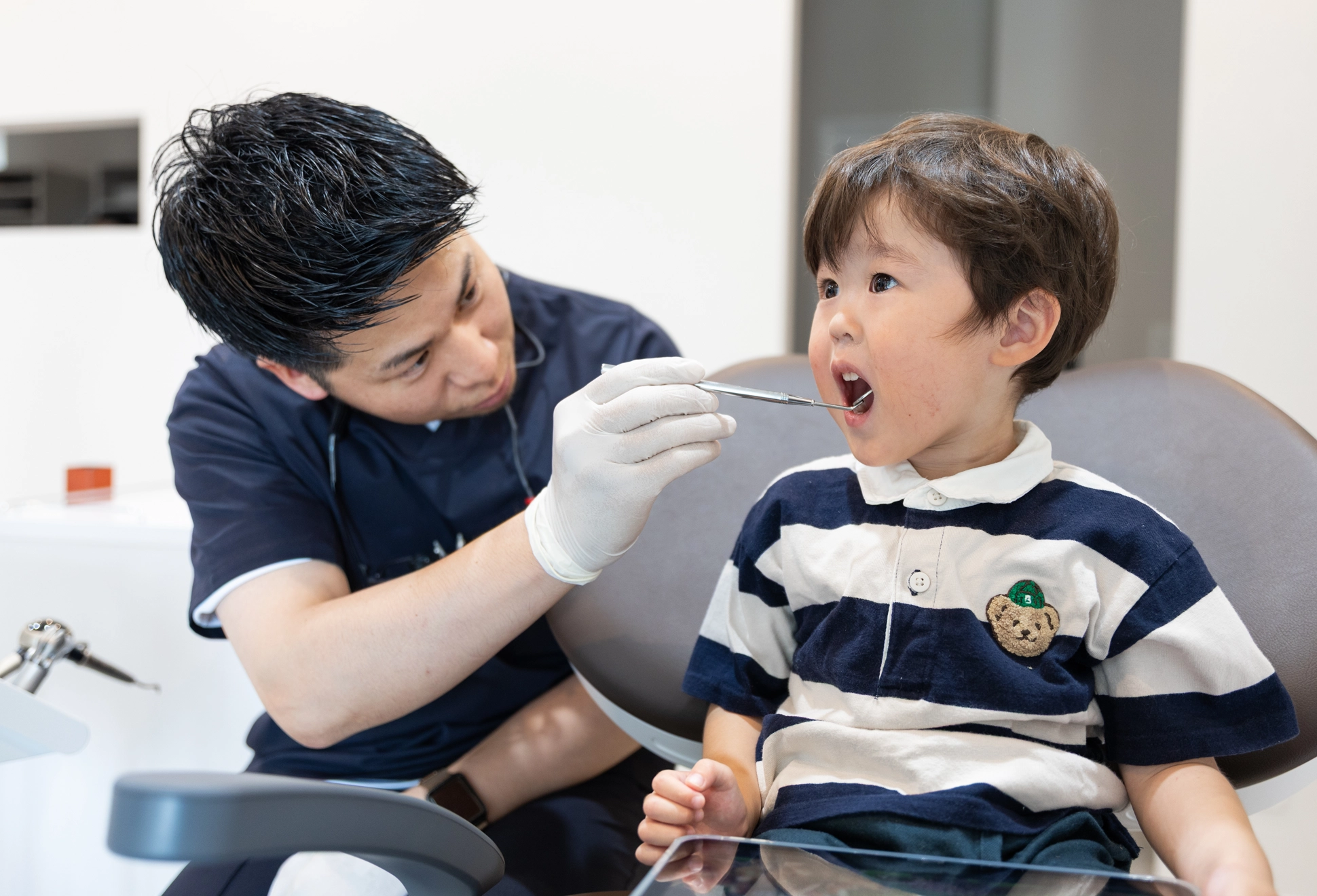 イメージ:お子様連れでも安心して通えるサポート体制1
